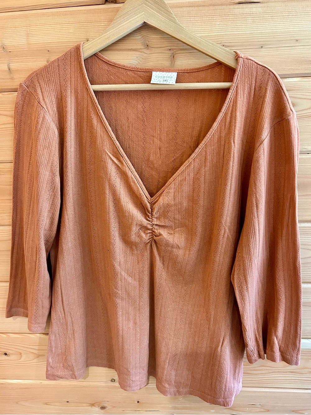 Curator SF Anise Top, 2XL, terracotta